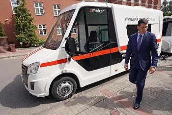 В регионе начинают работать два новых передвижных медицинских комплекса